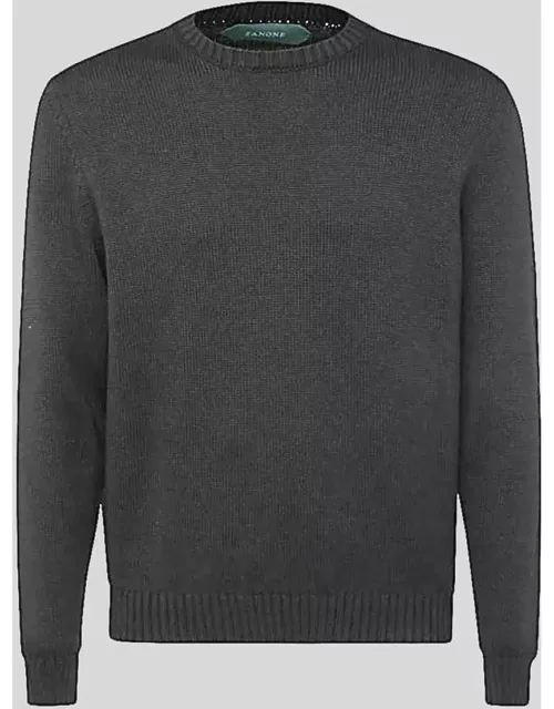 Zanone Grey Wool Sweater