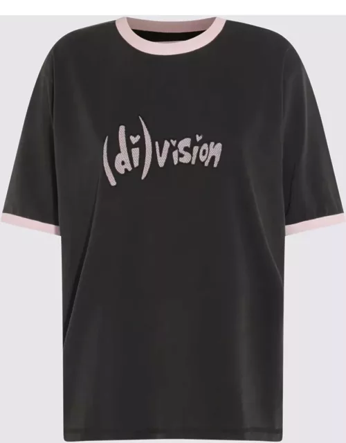 (di)vision Black Cotton T-shirt