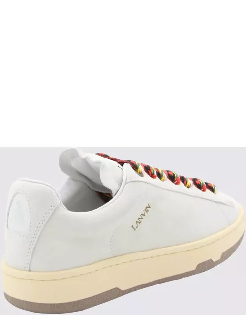 Lanvin White Leather Curb Lite Sneaker