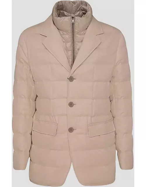 Herno Camel Padded Down Jacket