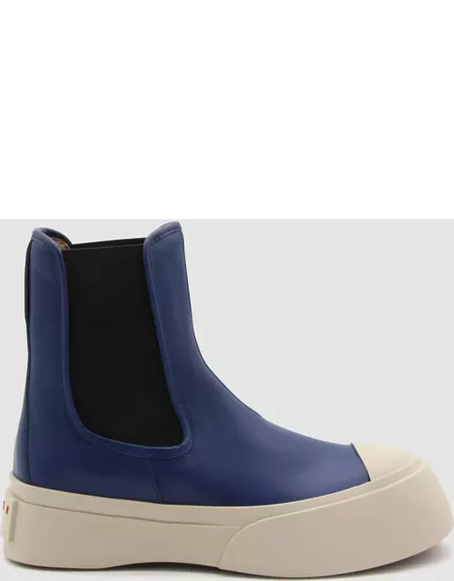 Marni Blue Leather Boot