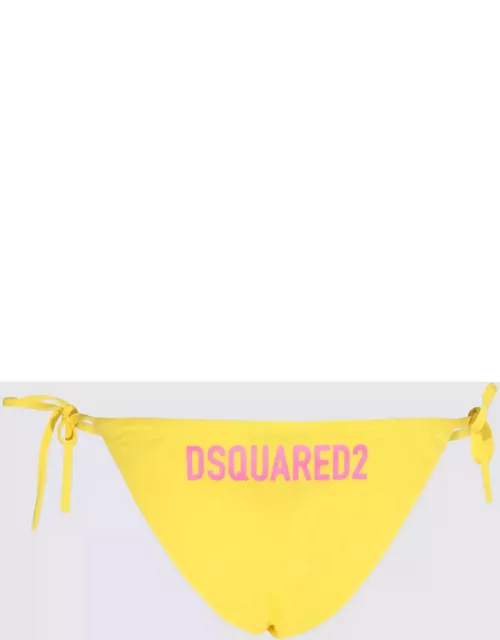 Dsquared2 Yellow Bikini Bottom