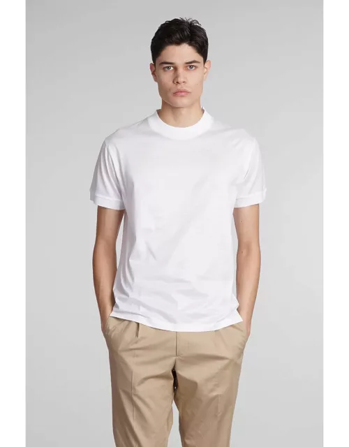 Tagliatore 0205 Keys T-shirt In White Cotton