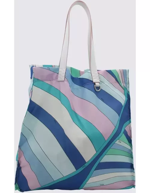 Pucci Blue And White Yummy Tote Bag