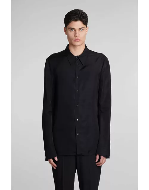 Sapio N16 Shirt In Black Polyamide Polyester