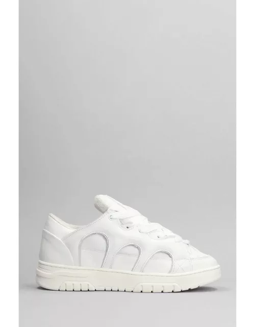 Paura Santha 1 Sneakers In White Leather