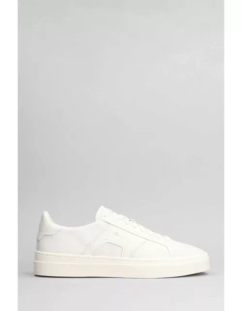 Santoni Dbs2 Sneakers In White Leather