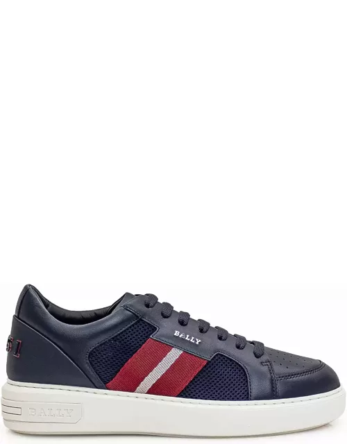 Bally Multicolor Leather And Fabric Melys Sneaker