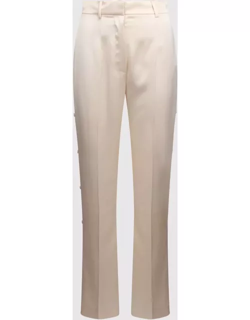 Nanushka felina Satin Trousers With Side Slit