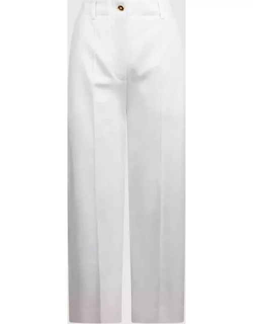 Patou Wide-leg Cotton Trouser