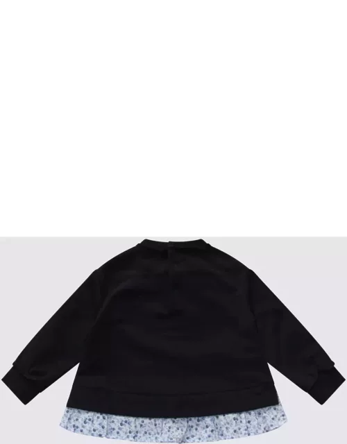 Il Gufo Black Cotton Sweatshirt