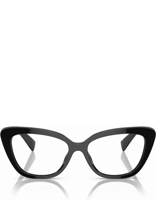 Miu Miu Eyewear Mu 05vv Black Glasse