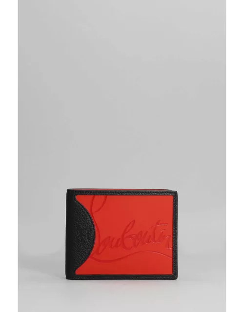 Christian Louboutin Coolcard Wallet In Black Leather