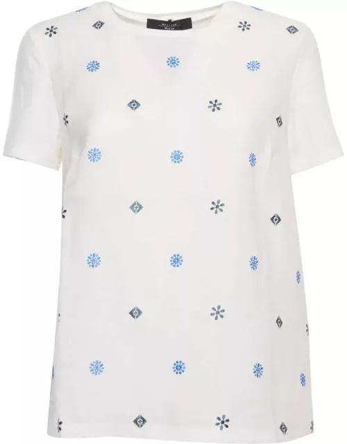 Weekend Max Mara T-shirt With Colorful Print