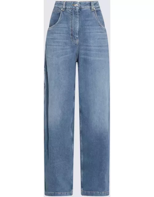 Etro Blue Denim Cotton Jean