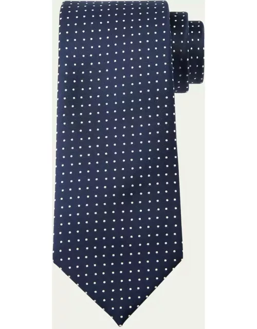 Men's Assorted Silk Pindot Tie