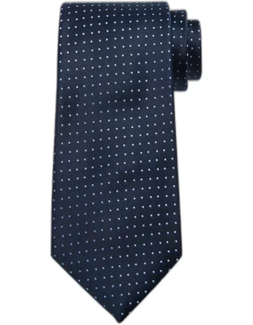 Men's Assorted Silk Pindot Tie