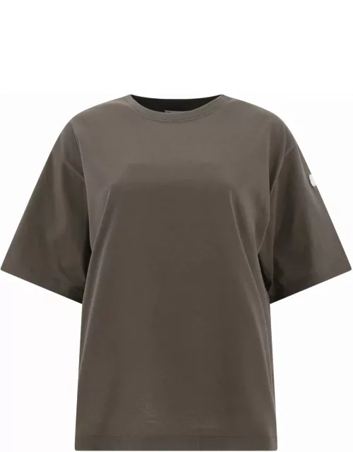 4 Moncler Hyke brown Logo T-Shirt