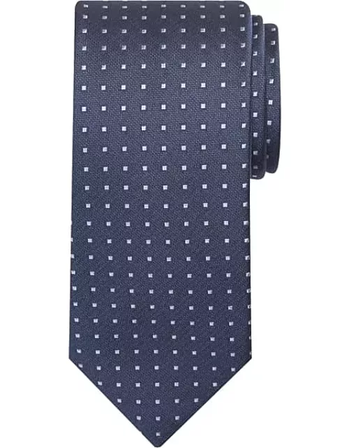Awearness Kenneth Cole Men's Narrow Micro Square Tie Navy