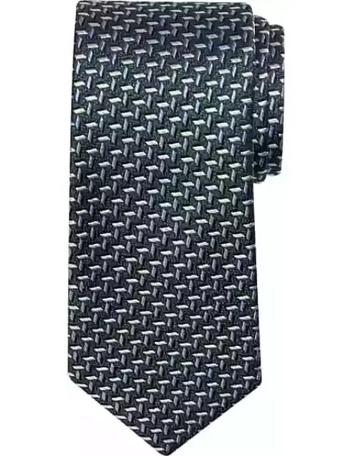 Joseph Abboud Men's Narrow Micro-Pattern Tie Green