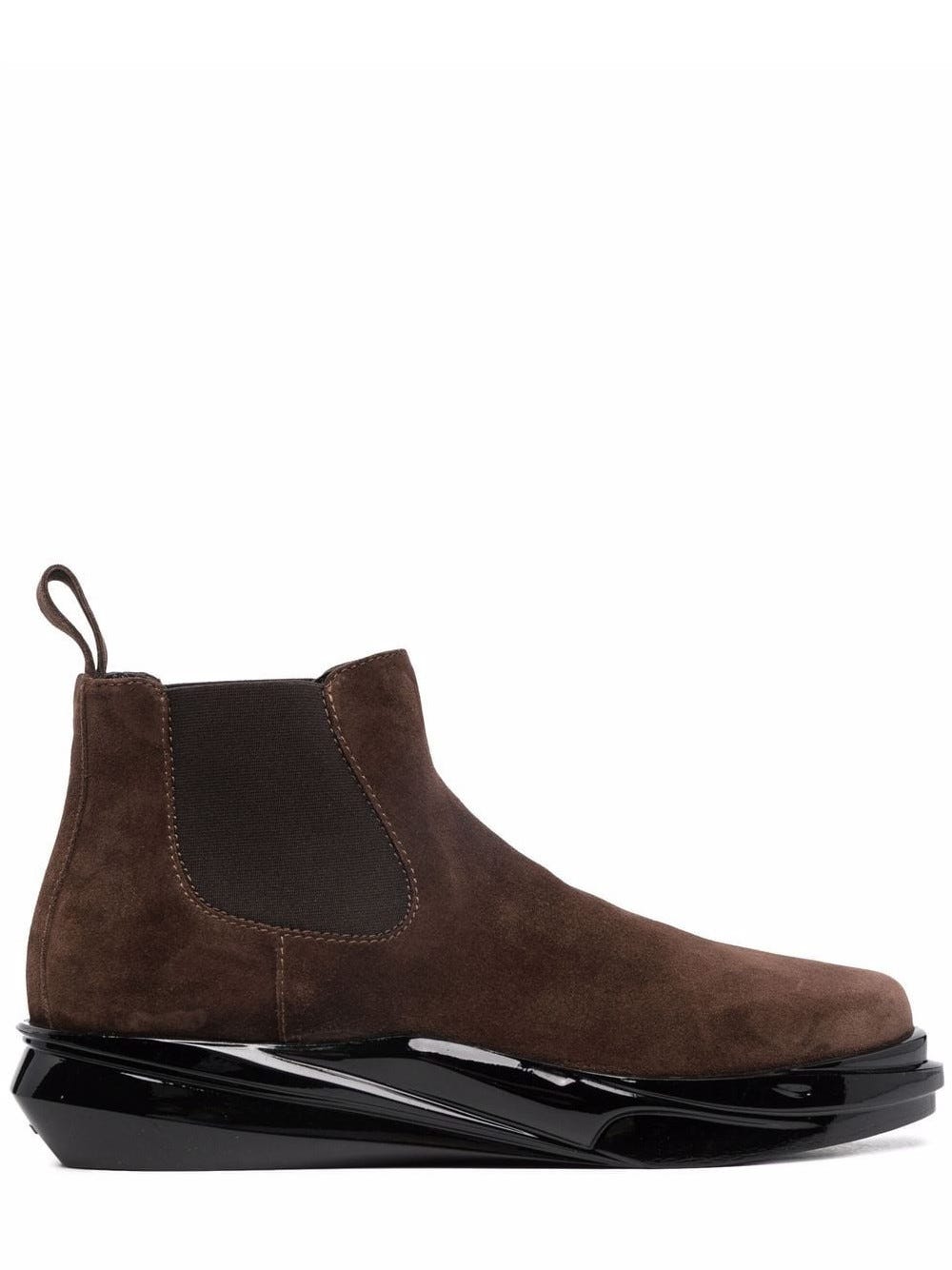 Brown Mono Chelsea suede boot