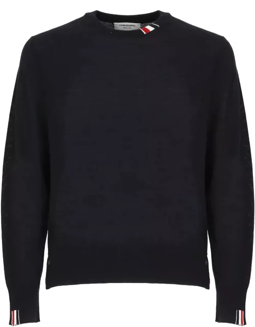 Thom Browne Virgin Wool Crew-neck Sweater