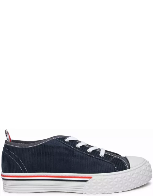 Thom Browne Light Blue Corduroy Sneaker