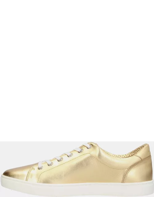 Dolce & Gabbana Leather Low Top Sneakers