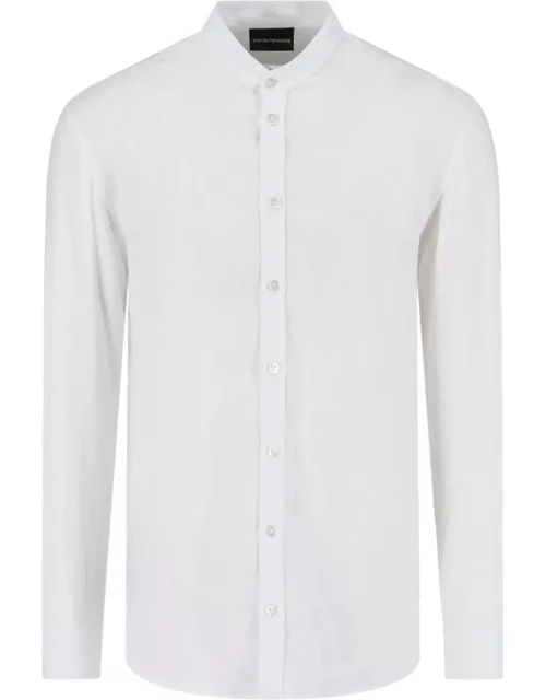 Emporio Armani Mandarin Collar Shirt