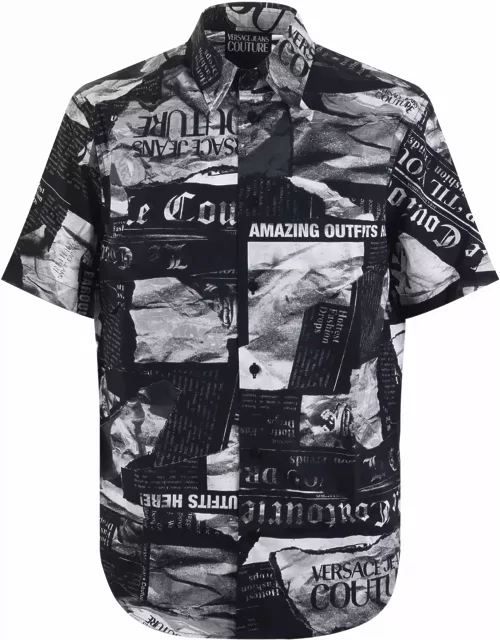 Versace Jeans Couture Pattern-printed Short-sleeved Shirt