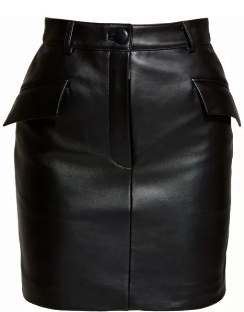 'TIMELESS' Mini Skirt - Pitch Black