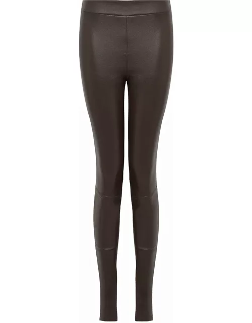 'TIMELESS' Stretch Leggings - Chocolate Brown