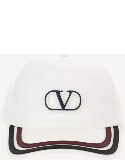 Valentino Garavani Canvas Hat With Signature Vlogo