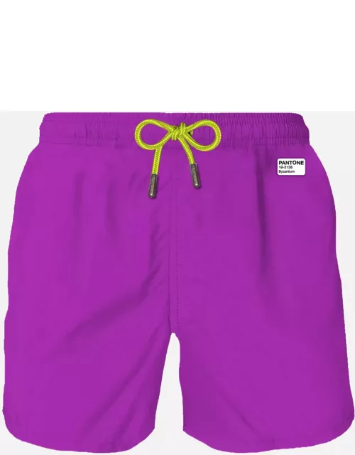 MC2 Saint Barth Man Purple Swim Shorts Pantone Special Edition