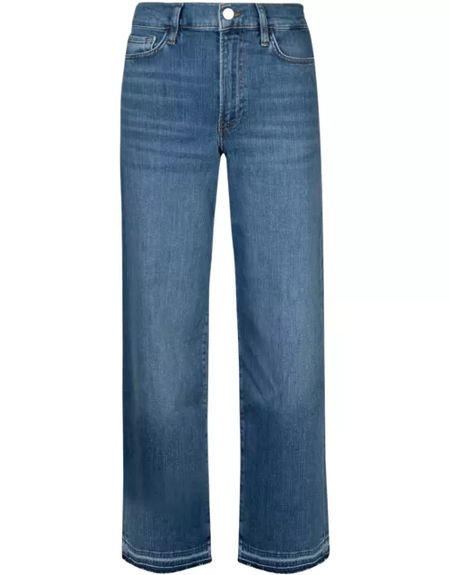 Frame Straight Buttoned Jean