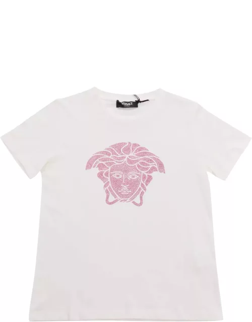 Versace T-shirt With Medusa Logo