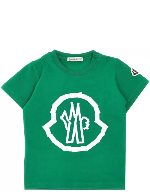 Moncler Logo Printed Crewneck T-shirt