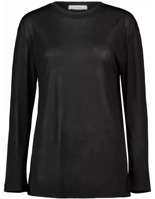 Lemaire Long Sleeve Silk T-shirt