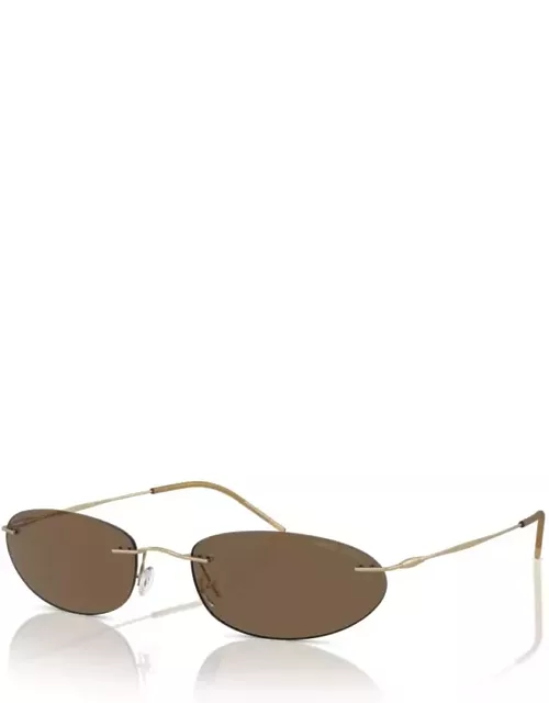 Giorgio Armani Ar1508m Matte Pale Gold Sunglasse