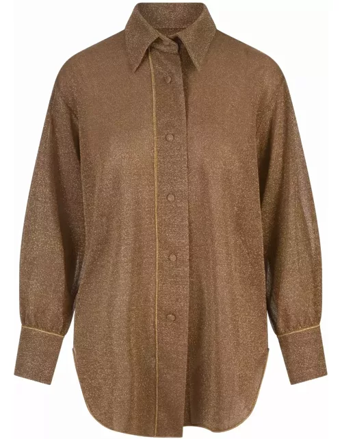Oseree Toffee Lumiere Long Shirt