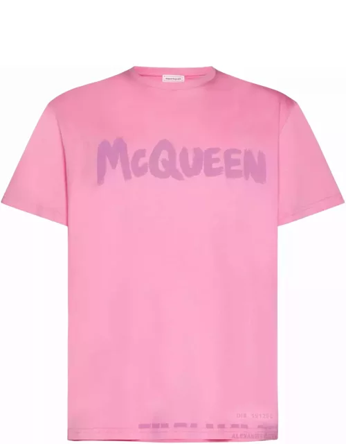 Alexander McQueen Graffiti Print T-shirt