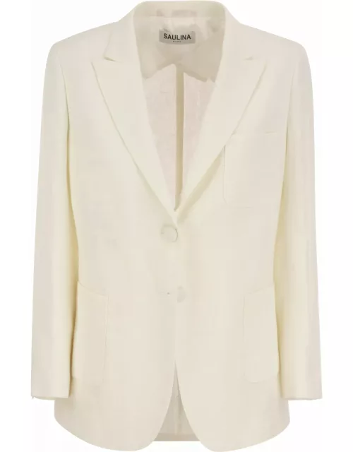 Saulina Milano Adelaide - Linen Two-button Jacket