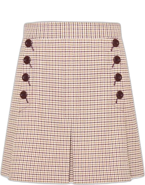 SEE BY CHLOÉ Multicolor Viscose And Polyester Skirt
