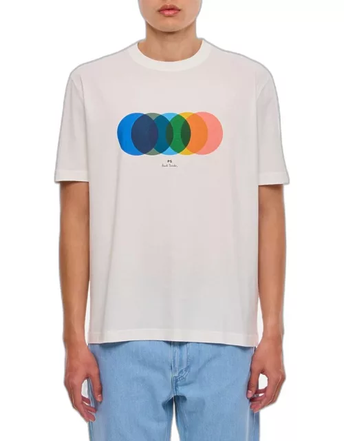 PS Paul Smith Cotton T-shirt Circles White