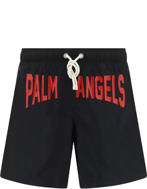 Palm Angels Nylon Swimsuit With Logo