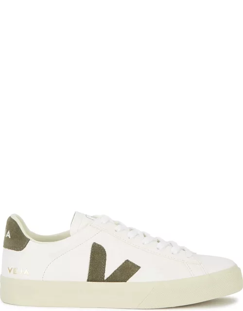 Veja Campo White Leather Sneakers, Sneakers, White and Green