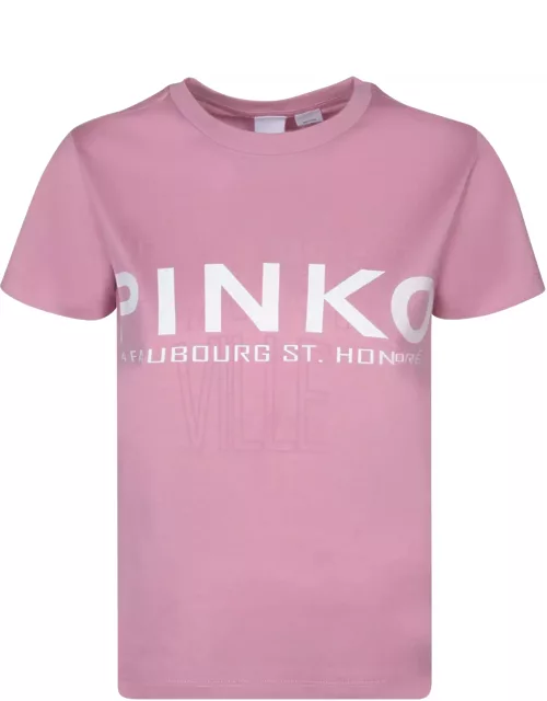 Pinko Cotton T-shirt With Logo