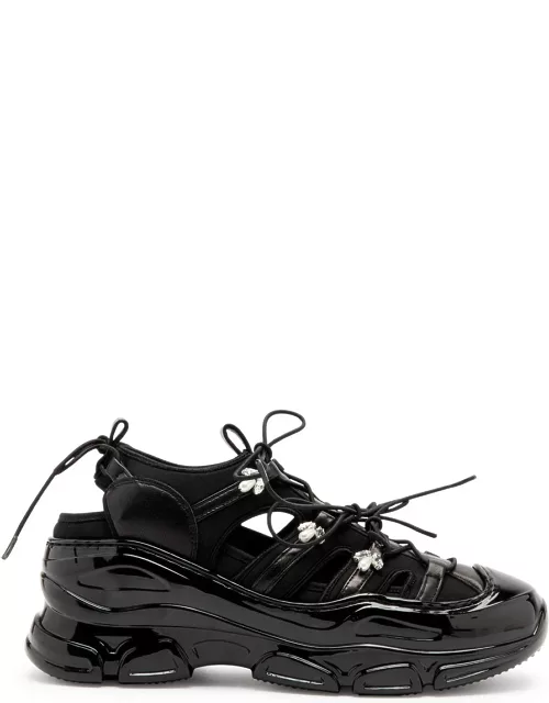 Simone Rocha Embellished Neoprene Sneakers - Black - 40 (IT40 / UK7)