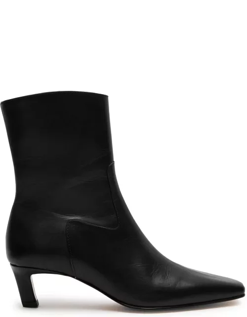 Alohas Nash 50 Leather Ankle Boots - Black - 37 (IT37/ UK4)