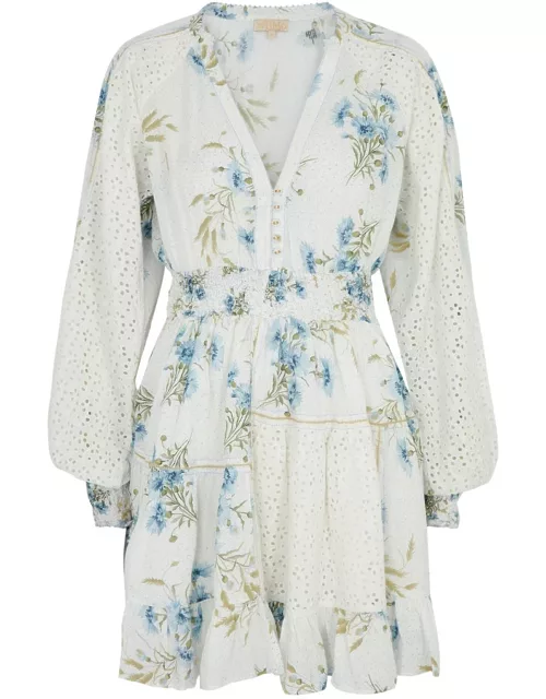 Bytimo Patchwork Cotton-blend Mini Dress - White - M (UK12 / M)